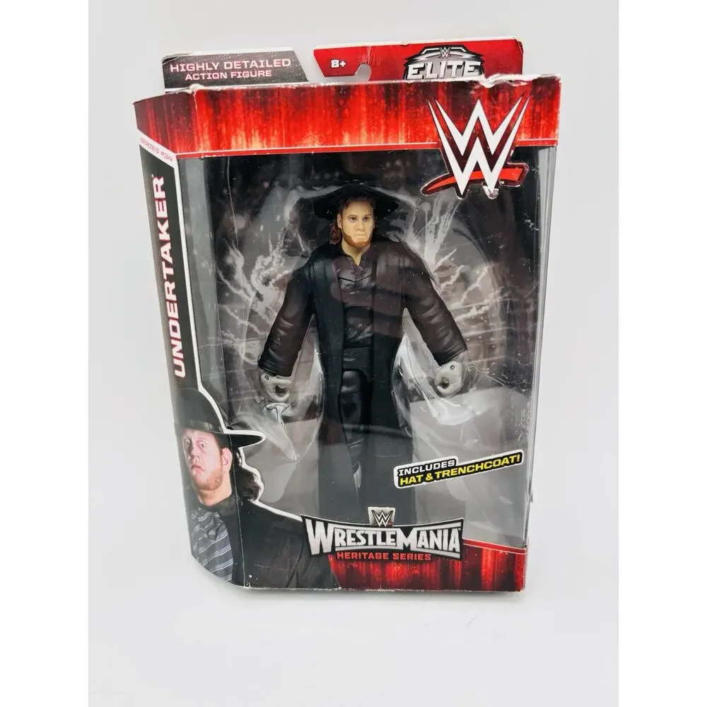 New WWE Elite Wrestlemania Heritage Undertaker Wrestling Figure NIB Series #34